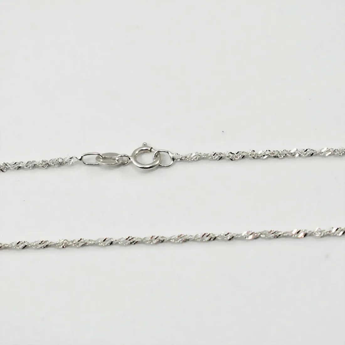 Catena Singapore In Argento 925 - NKlaus, Gioiello Uomo E Donna, Larga 2,10 Mm, Lunga 45 Cm, Peso 2,9 Gr, Prodotta In Germania - 2